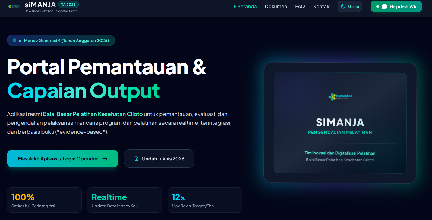 Aplikasi Manajemen Capain Output