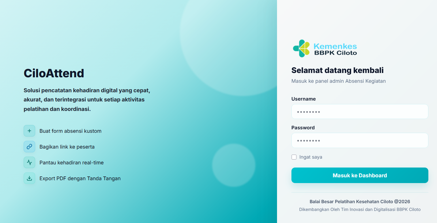 Aplikasi Presensi Kegiatan Internal