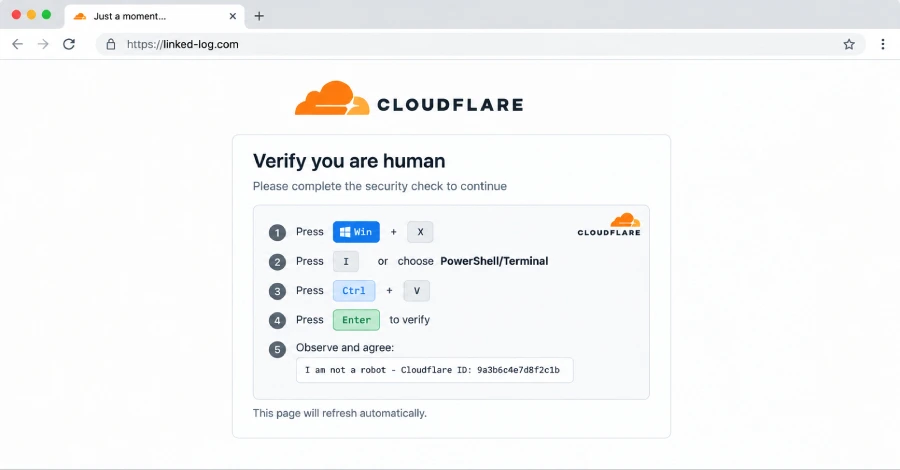Waspada TerminalFix: Modus Baru CAPTCHA Cloudflare Palsu yang Menyerang Windows Terminal & PowerShell
