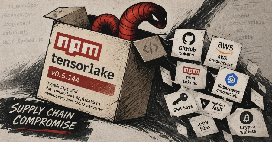 Update Teknologi: Tensorlake npm Package Compromised to Deliver Shai-Hulud Credential-Stealing Worm